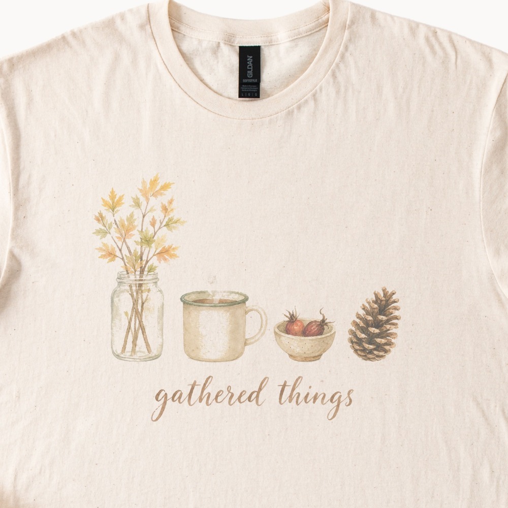 Gathered Things Autumn Row Cottagecore Tee